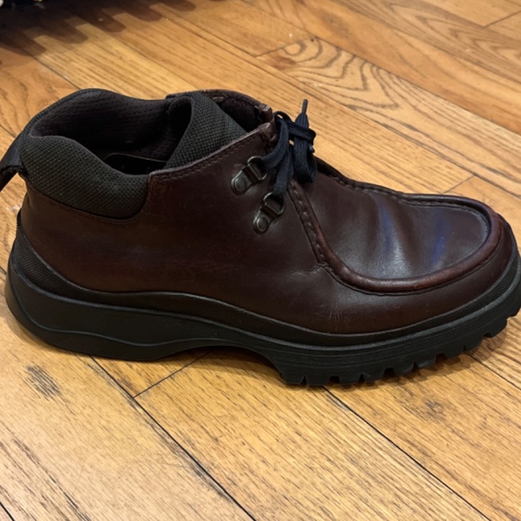 Prada Tyrolean Brixxen Brown Leather Lug Sole Boot main image 4